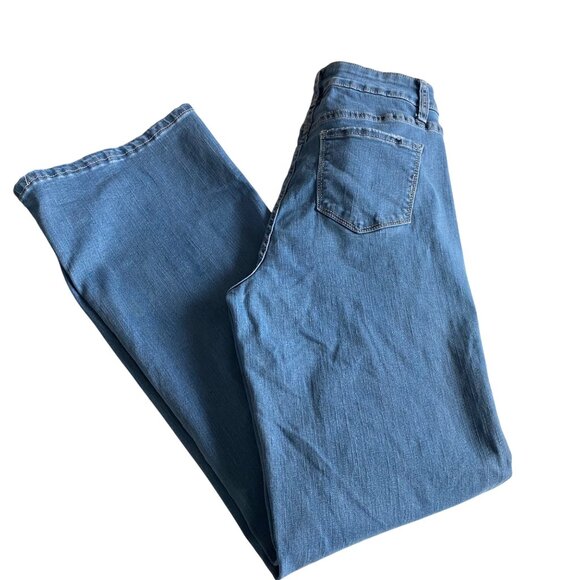 Hammer Jeans Light Wash Blue Denim Bootcut Jeans Sz 9‎ Y2K Retro Boho - Picture 7 of 11